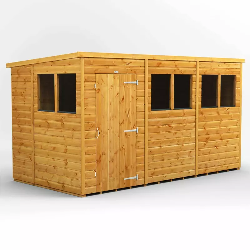 Power Pent Garden Shed 12x6