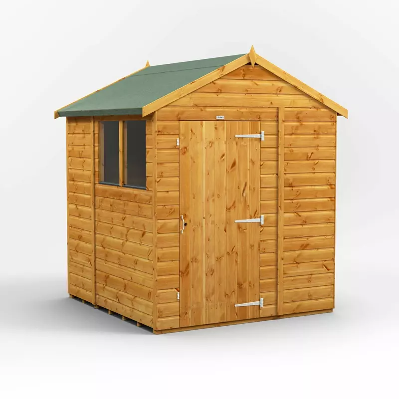 Power Apex Garden Shed 6x6