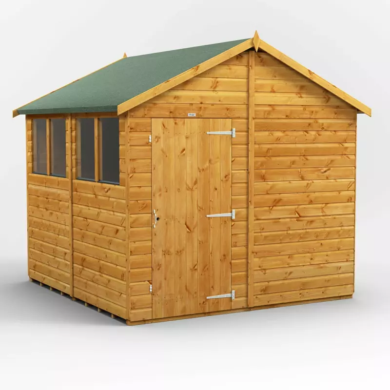 Power Apex Garden Shed 8x8