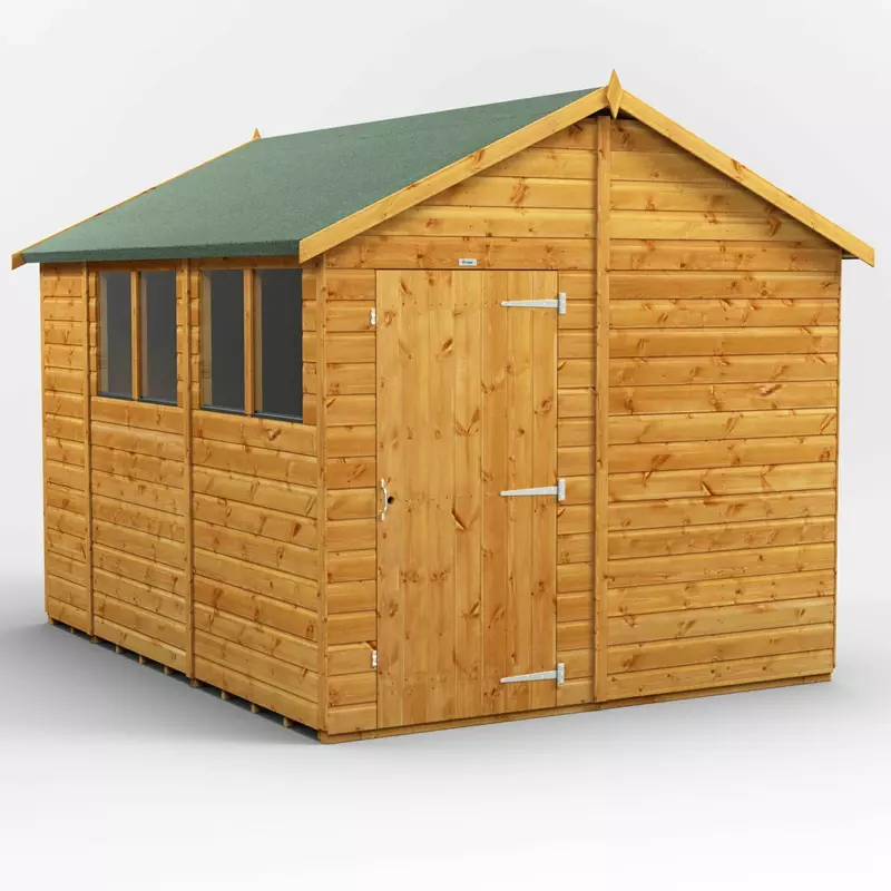 Power Apex Garden Shed 10x8