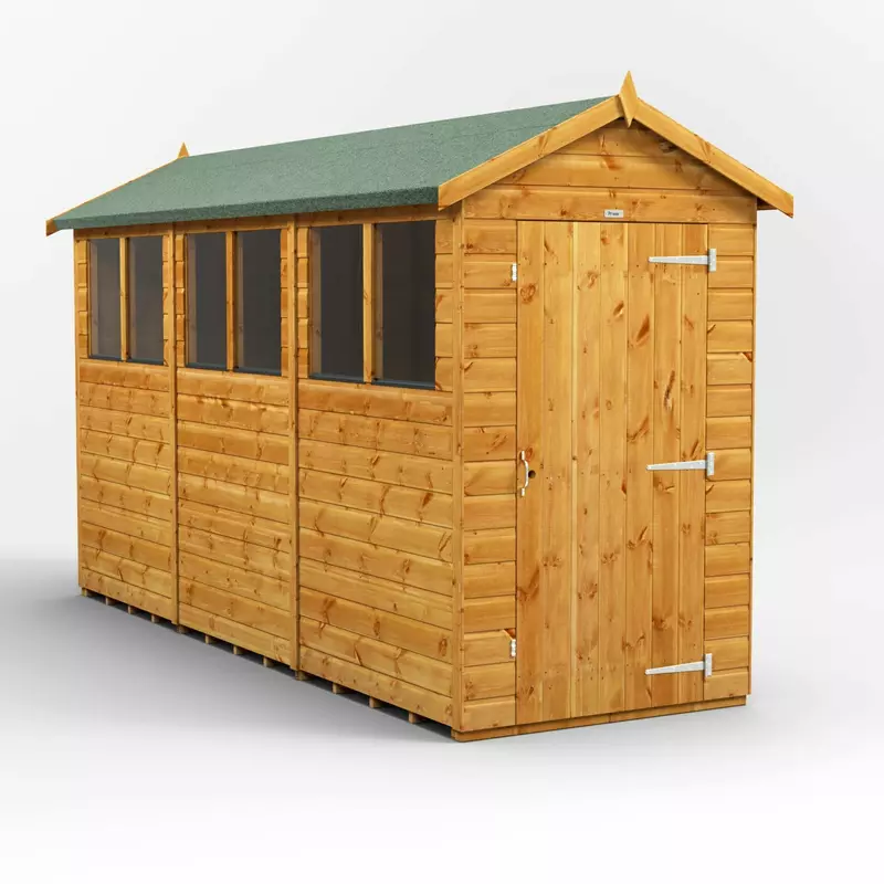 Power Apex Garden Shed 12x4