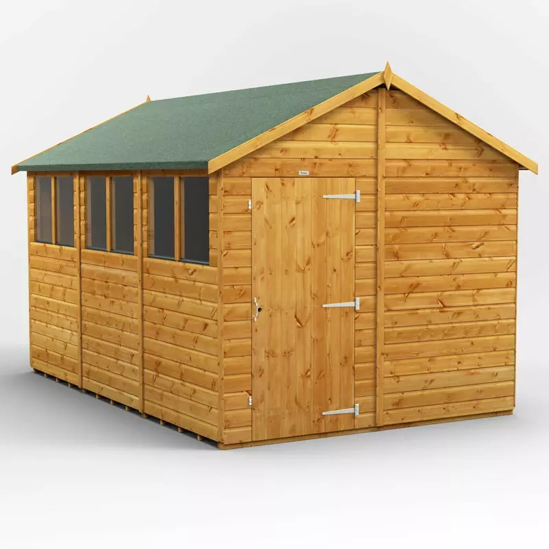 Power Apex Garden Shed 12x8