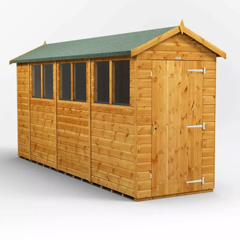 Power Apex Garden Shed 14x4