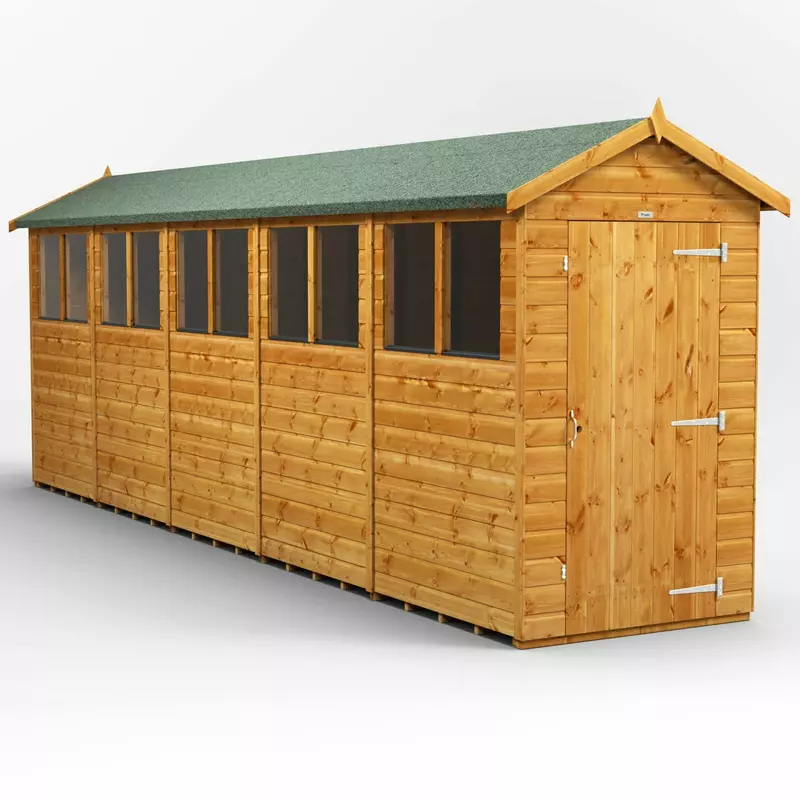 Power Apex Garden Shed 20x4