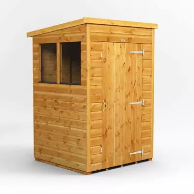 Power Pent Garden Shed 4x4