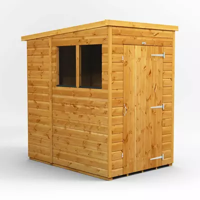 Power Pent Garden Shed 4x6