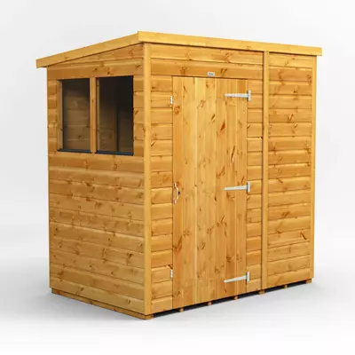 Power Pent Garden Shed 6x4