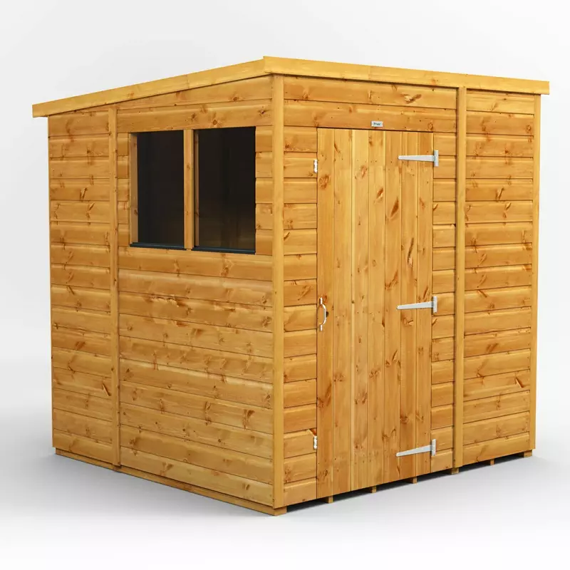 Power Pent Garden Shed 6x6