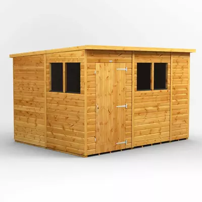 Power Pent Garden Shed 10x8