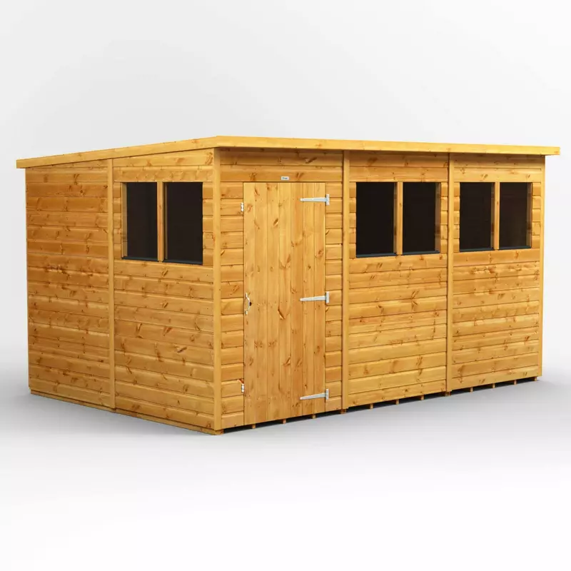 Power Pent Garden Shed 12x8