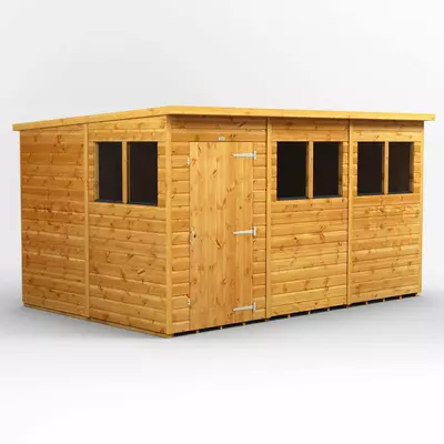 Power Pent Garden Shed 12x8