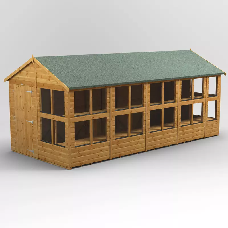 Power Apex Potting Shed 18x8