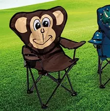 Quest Childrens Monkey Fun Folding Chair - image 3