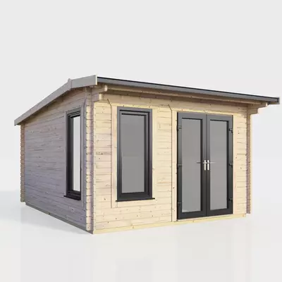 Power Apex Log Cabin 12x12 - Right Door