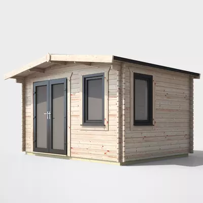 Power Chalet Log Cabin 10x12 - Left Door