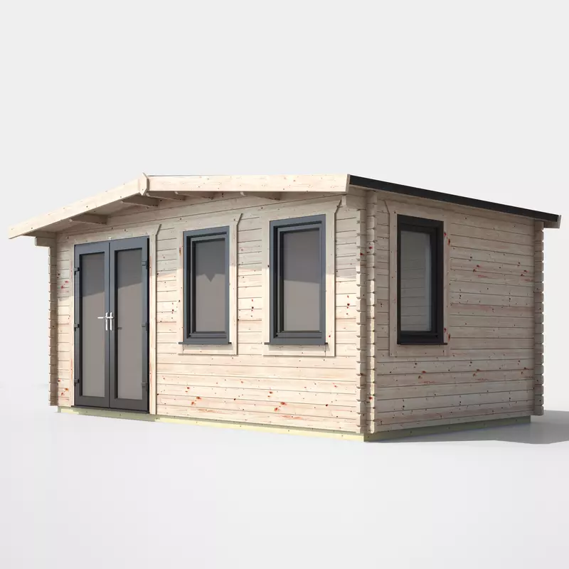 Power Chalet Log Cabin 10x16 - Left Door