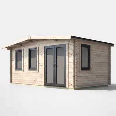 Power Chalet Log Cabin 10x16 - Right Door