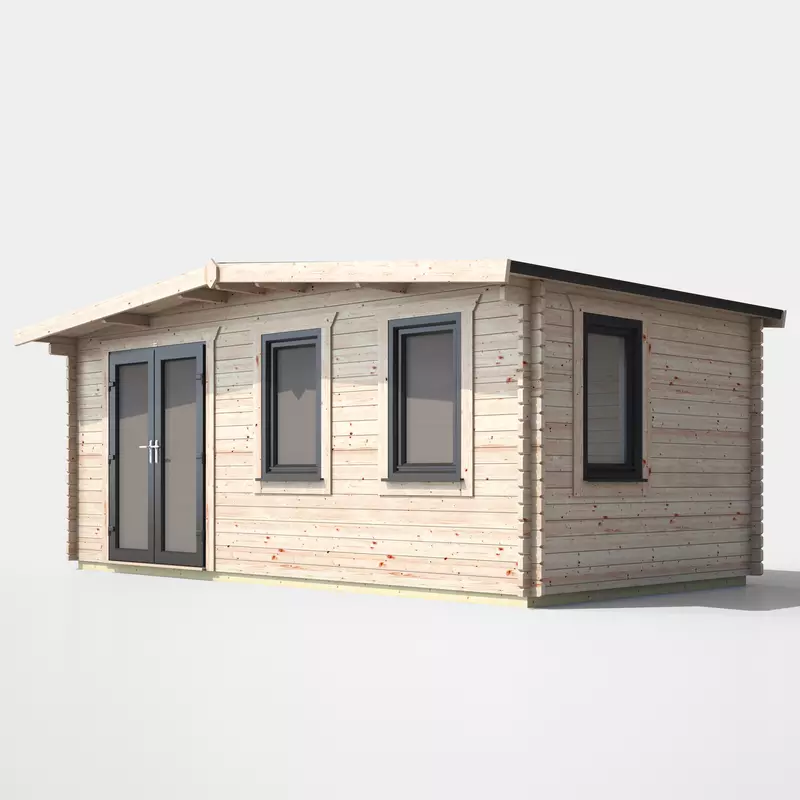 Power Chalet Log Cabin 10x18 - Left Door