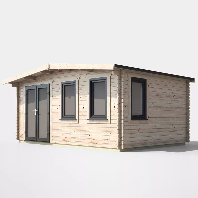 Power Chalet Log Cabin 12x16 - Left Door