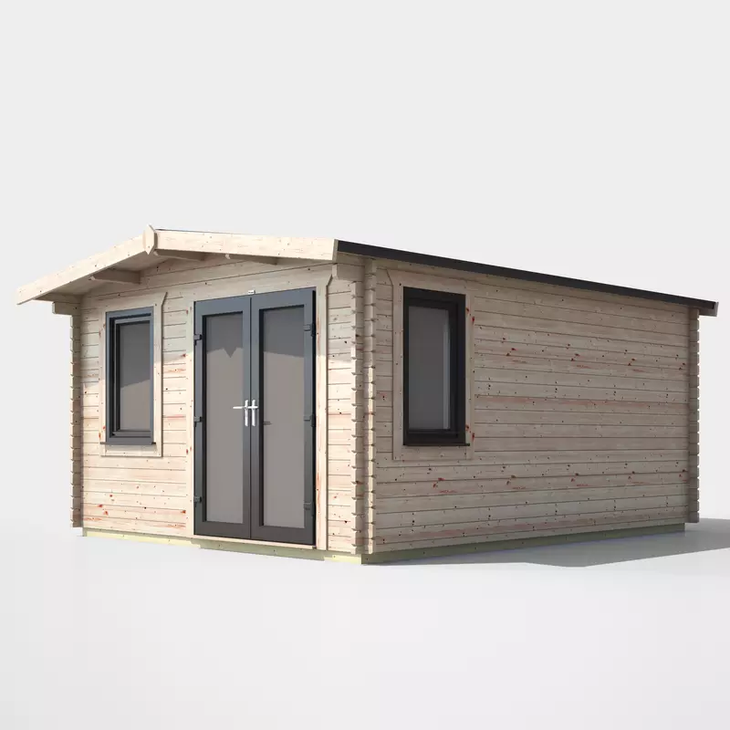 Power Chalet Log Cabin 16x12 - Right Door
