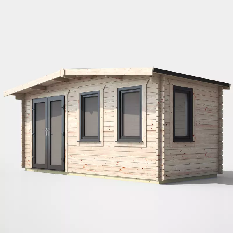Power Chalet Log Cabin 8x16 - Left Door