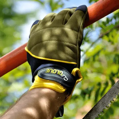 Treadstone Shock Absorber Gardening Gloves Navy & Olive Medium - image 5
