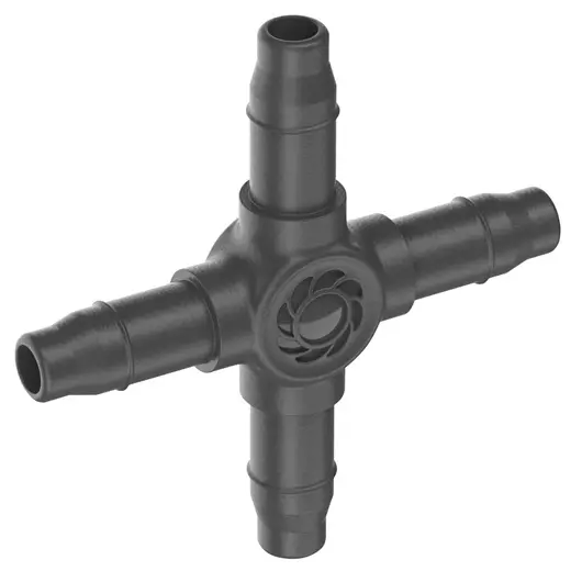 Gardena 4-Way Coupling 4.6mm 3/16" - image 1