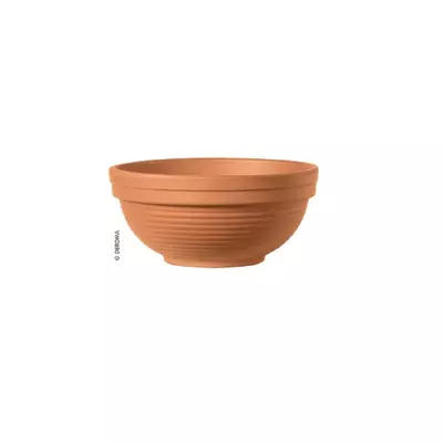 Deroma Ridged Bowl 19cm Cotto