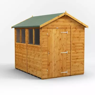 Power Apex Garden Shed 8x6