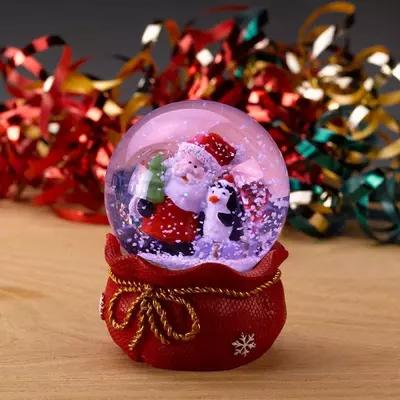 Smart Red Velvet SnowSpheres 6cm - image 1