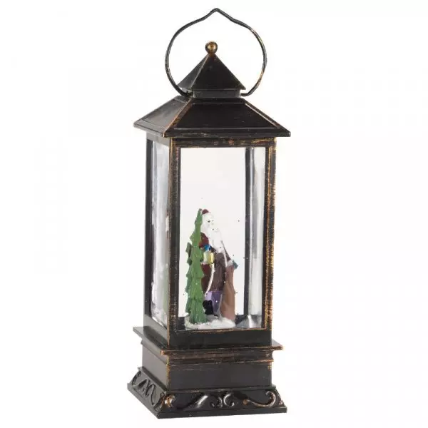 Smart SnowSwirl Santa Lantern - image 1