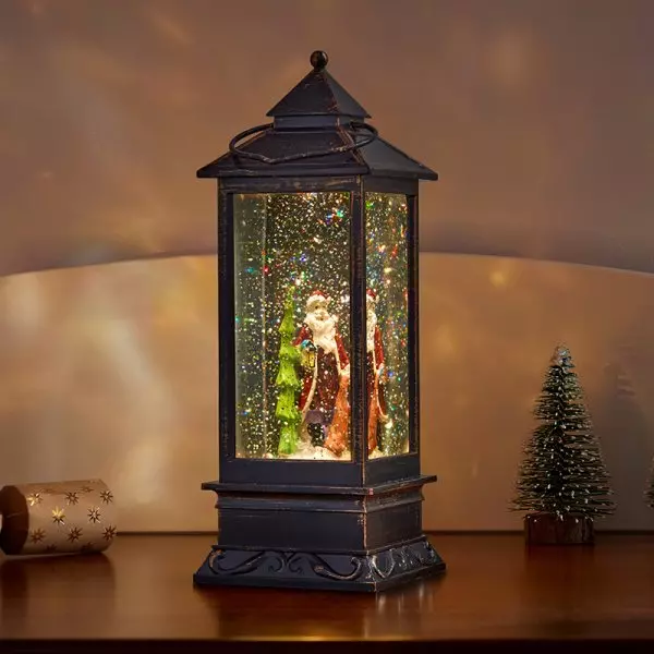 Smart SnowSwirl Santa Lantern - image 2