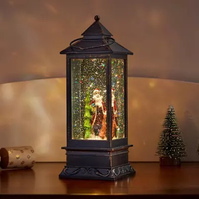 Smart SnowSwirl Santa Lantern - image 2