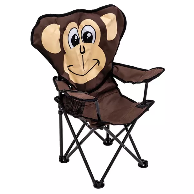 Quest Childrens Monkey Fun Folding Chair - image 1