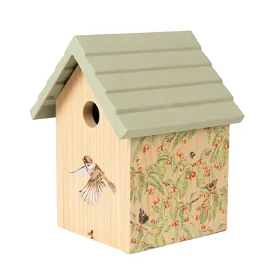 Wrendale Bird House Sparrow 32mm - image 1
