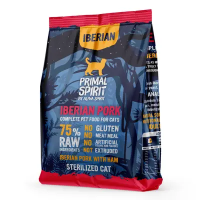 Alpha Spirit Iberian Pork Complete Dry Cat Food for Sterilised Cats 1kg - image 3