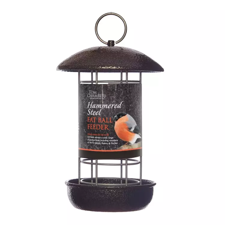 Tom Chambers Hammered Steel Fat Ball Feeder