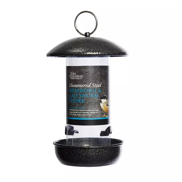 Tom Chambers Hammered Steel Mealworm Feeder