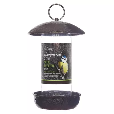 Tom Chambers Hammered Steel Seed Feeder