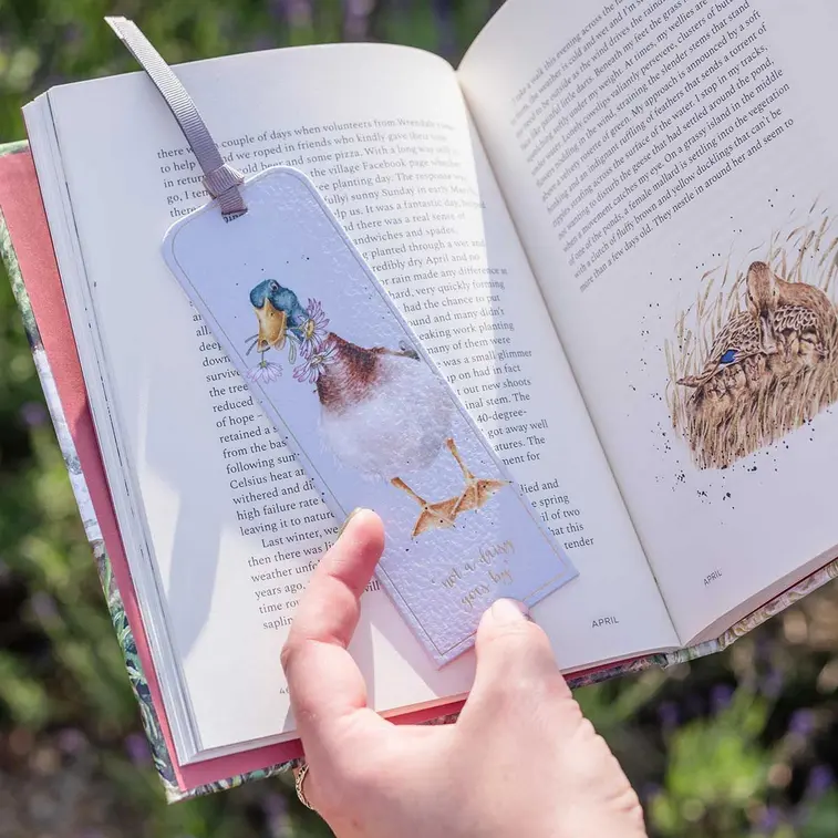 Wrendale Bookmark Duck - Not a Daisy Goes By - image 2