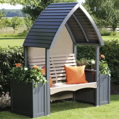 AFK Cottage Arbour Charcoal & Nutmeg