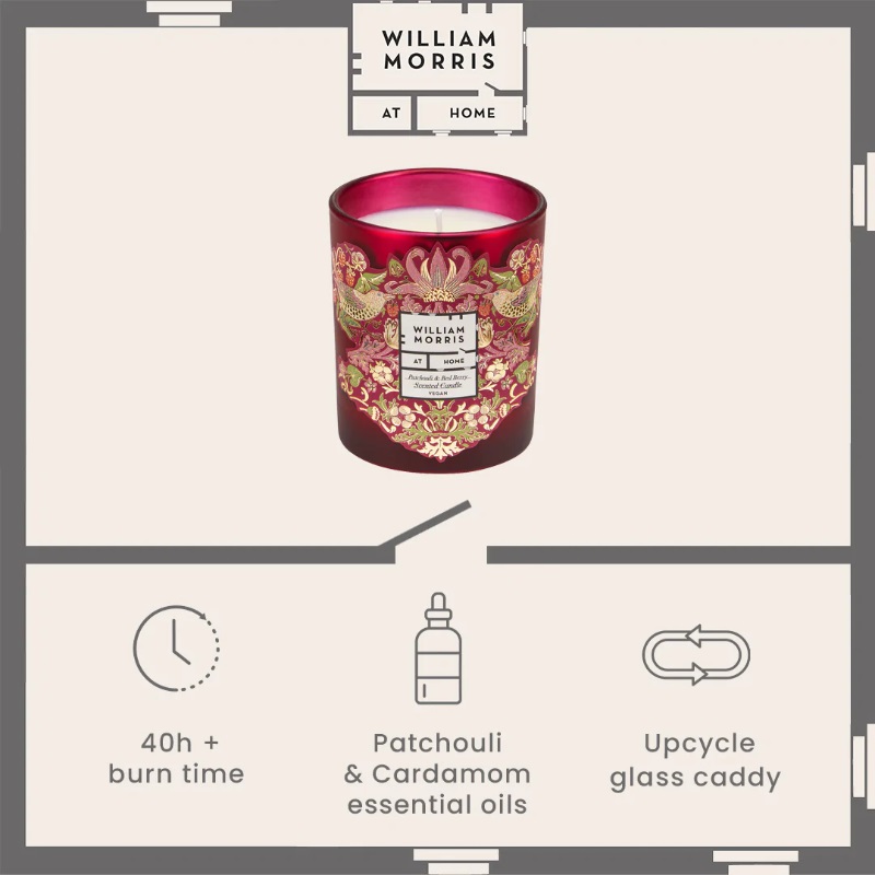 Heathcote & Ivory William Morris Friendly Welcome Scented Candle - image 3