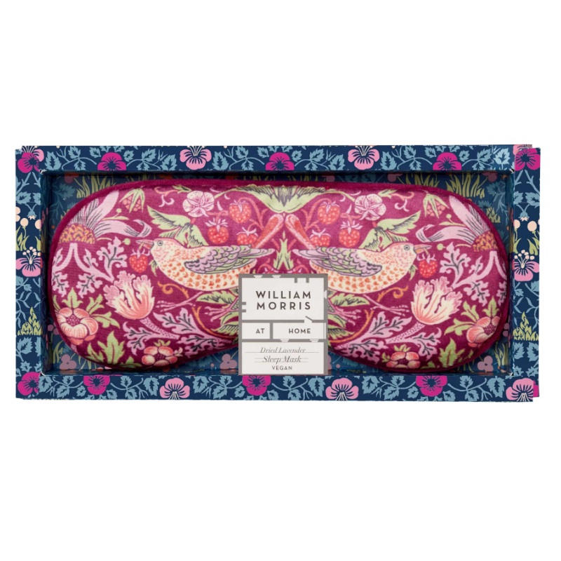 Heathcote & Ivory William Morris Strawberry Thief Dried Lavender Sleep Mask - image 1