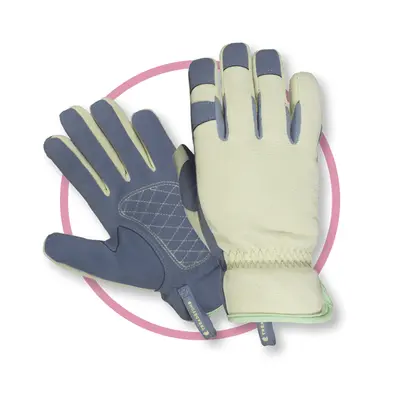 Treadstone Capability Gardening Gloves Blue & Cream Small - image 1