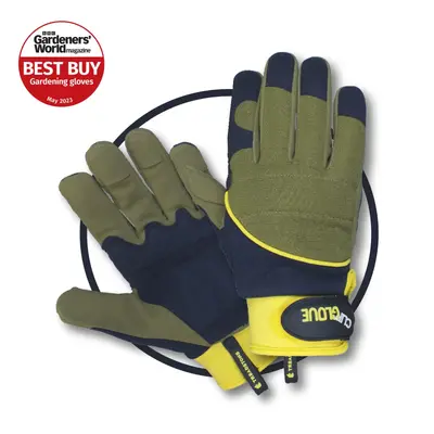 Treadstone Shock Absorber Gardening Gloves Navy & Olive Large - image 1