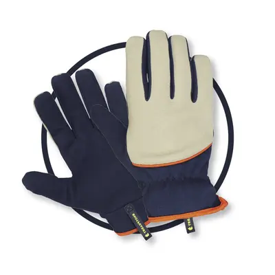 Treadstone Stretch Fit Gardening Gloves Grey & Navy Large - image 1