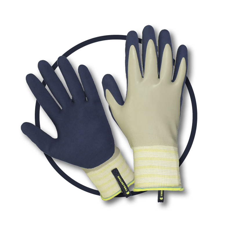 Treadstone Watertight Gardening Gloves Grey & Navy Large - image 1
