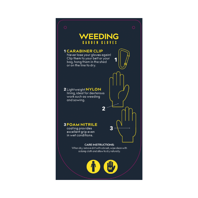 Treadstone Weeding Gardening Gloves Navy & Olive Medium - image 2