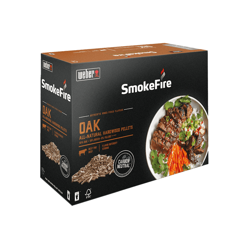 Weber Hardwood Pellets FSC Oak 8kg