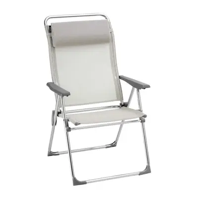 Lafuma Multi-Position Folding Camping Armchair XL Beige